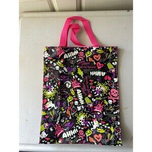 Vintage NWOT Old Navy All Over Ghouls Waterproof Halloween Trick Or Treat Bag